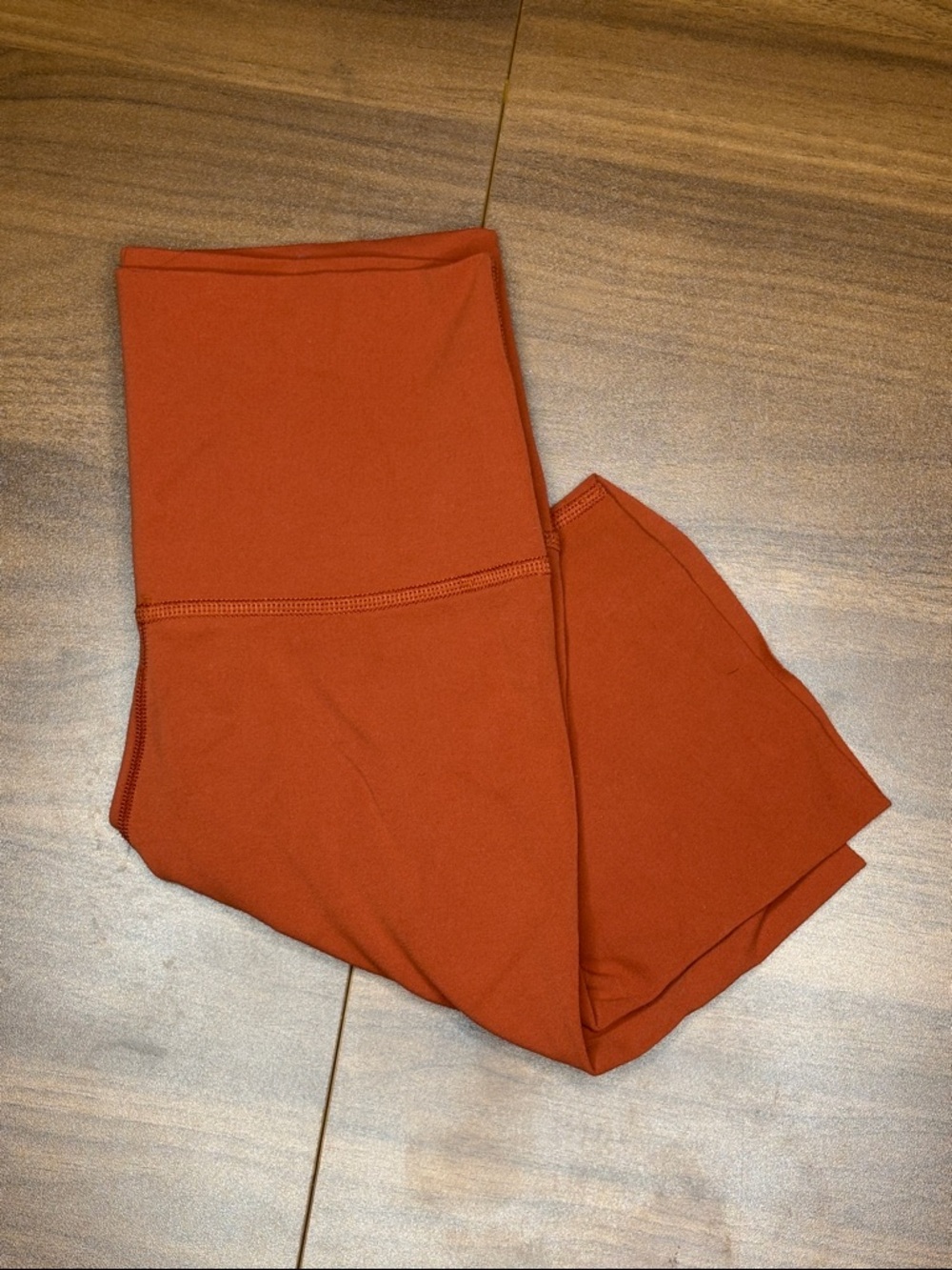 Nike Dri-FIT Burnt Orange Biker Shorts Leggings - S